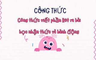 Công thức viết phần Rút ra bài học nhận thức và hành động
