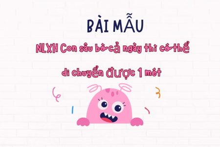 NLXH Con sâu bò cả ngày thì có thể di chuyển được 1 mét